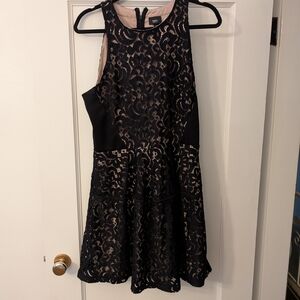 Elegant Black Lace Dress